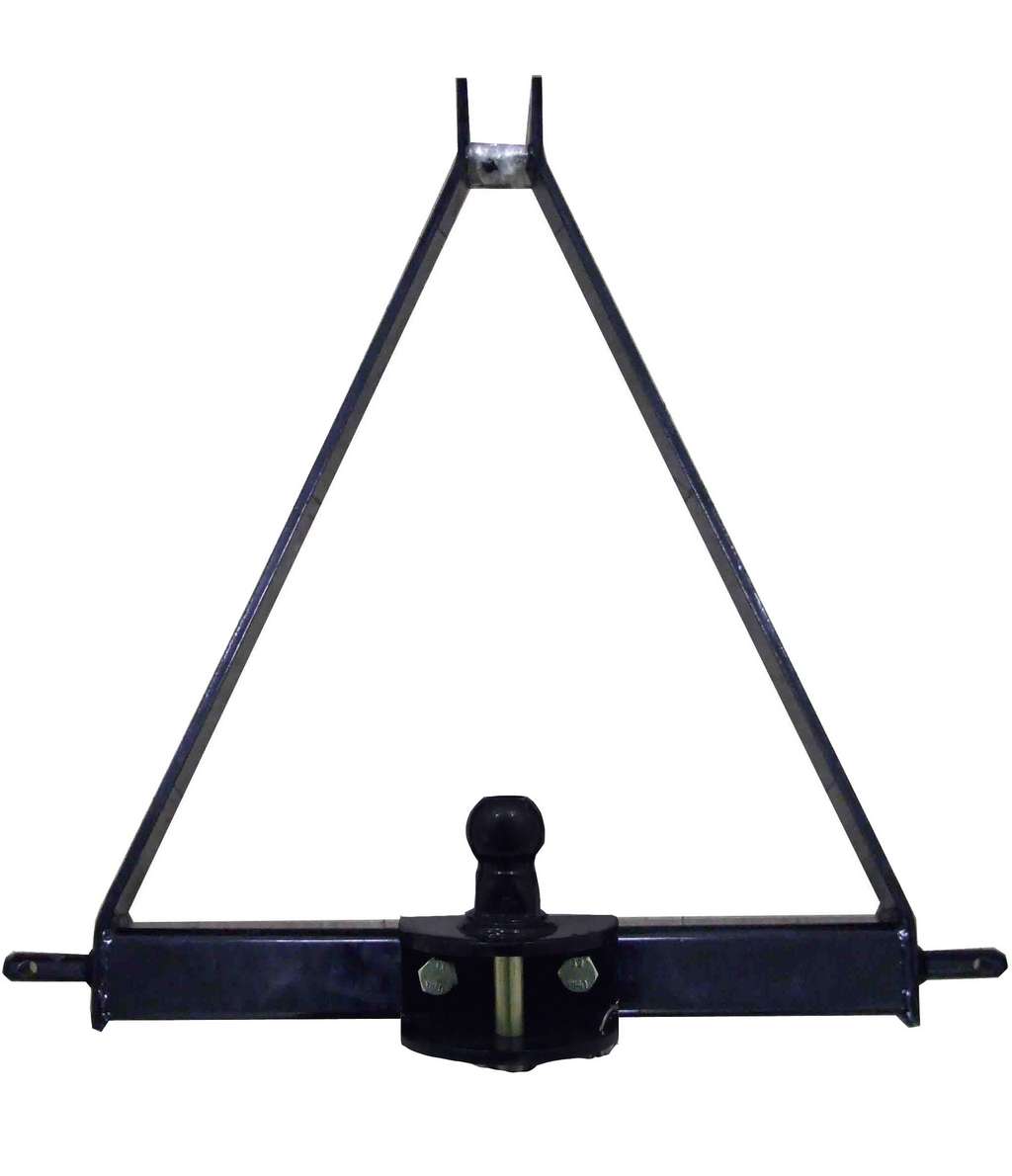 A Frame 3 Point Tow Hitch For Compact Tractor Mounted Towing Cat 1 Ball & Pin