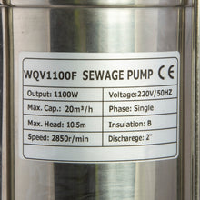 Load image into Gallery viewer, Submersible Pump 20,520L/hr
