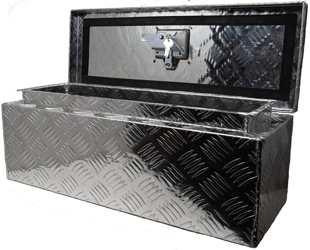 Aluminum Checker Plate Trailer Tool Box (2 sizes)