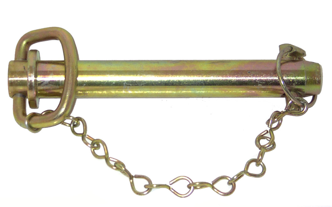 Towing Pin 1 1/8 x 6 Inch with Linch Pin + Chain